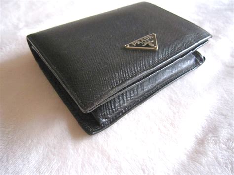 prada bifold wallet womens|Prada small wallet price.